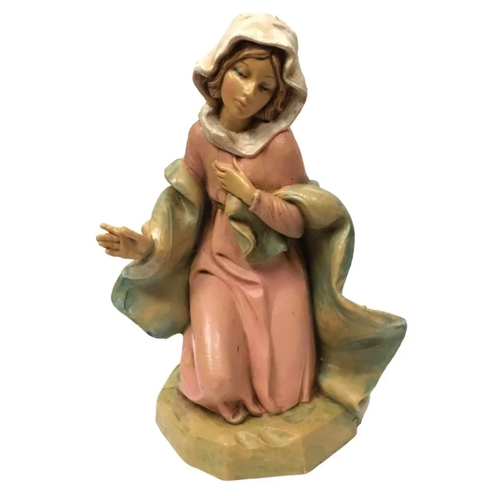 VINTAGE 90s Fontanini Nativity Figurines Holy Family Joseph Mary Baby Jesus 1991